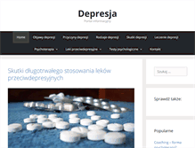 Tablet Screenshot of depresjaza.pl